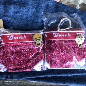 Gonch Red Patterned Underwear Set